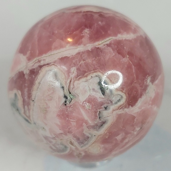 Rhodochrosite Sphere | Love • Emotional Healing • Joyful Energy - Picture 5 of 9